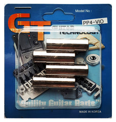 GT Violin Pitch Pipes in Chrome (GDAE)