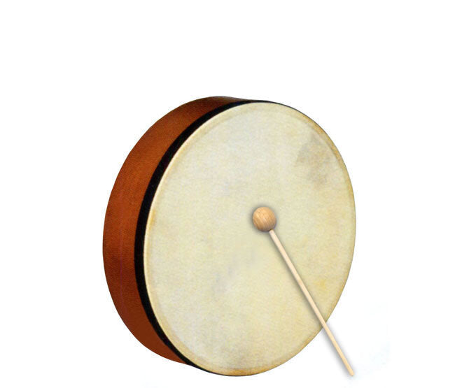 Percussion Plus 6" Handheld Frame Drum with Wooden Beater