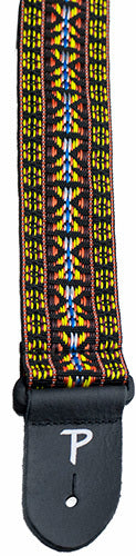 Perris 2" Poly Pro Mexicana Pattern Guitar Strap with Leather ends