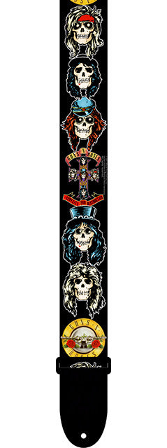 Perris 2" Polyester "Guns N Roses" Licensed Guitar Strap  Perris 2" Polyester "Guns N Roses" Licensed Guitar Strap
