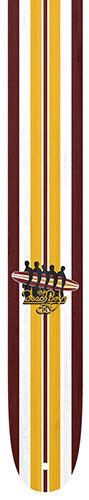 Perris 2.5" Leather Hi-Res "Beach Boys" Licensed Guitar Strap