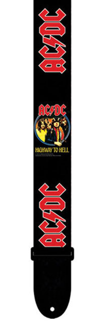 Perris 2" Polyester "AC/DC" Licensed Guitar Strap