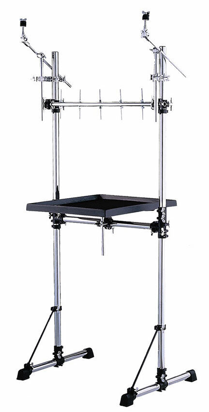 Dixon Percussion Workstation on Dixon Rack with Mounts