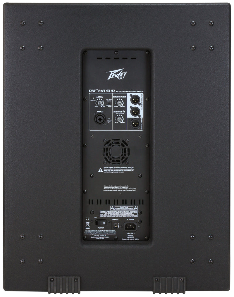 Peavey Dark Matter Series "DM-118 SUB" Powered 800W, 18" PA Subwoofer