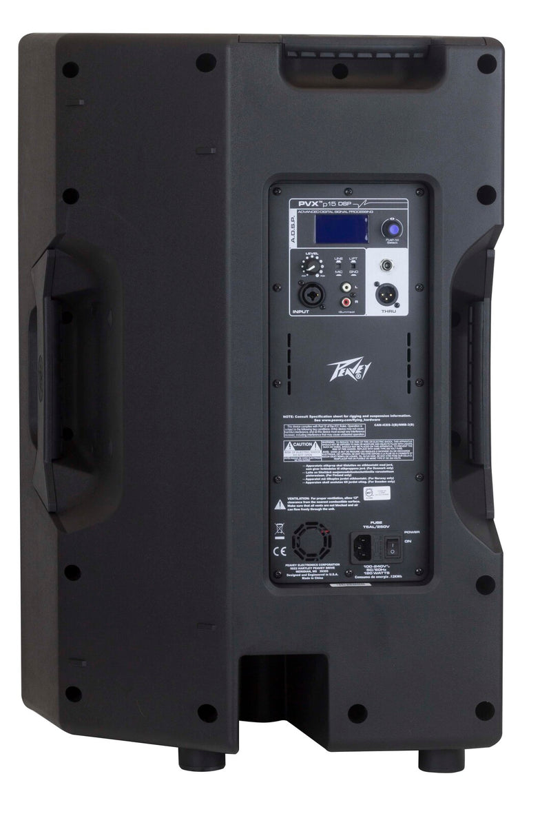 Peavey PVX Series "PVXp-15DSP" Powered 830W, Bi-Amped, 15" Loudspeaker with DSP