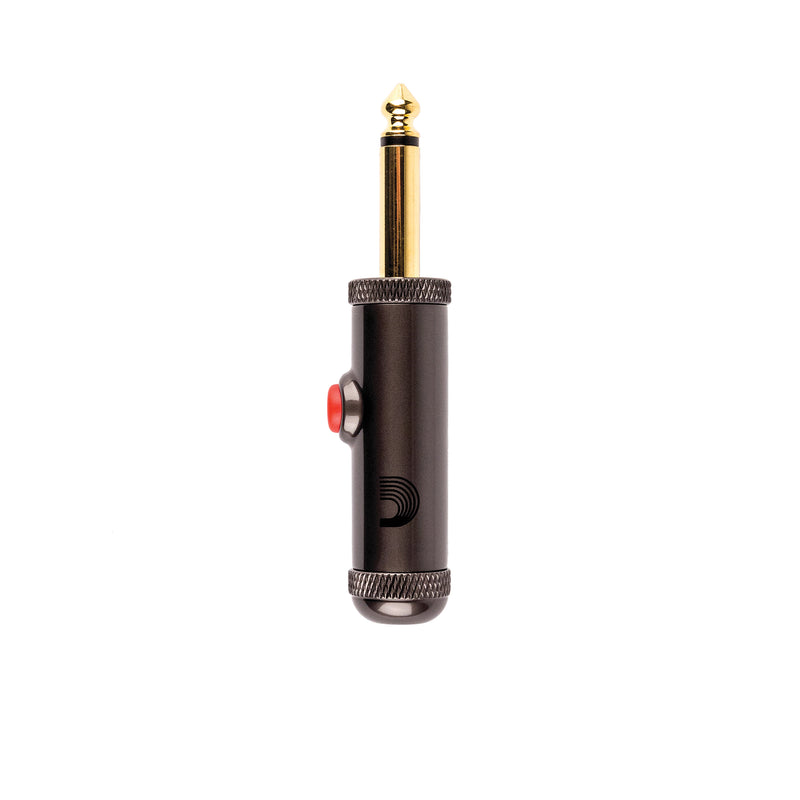 D'Addario DIY 1/4 inch Straight Plug with Latching Circuit Breaker Switch