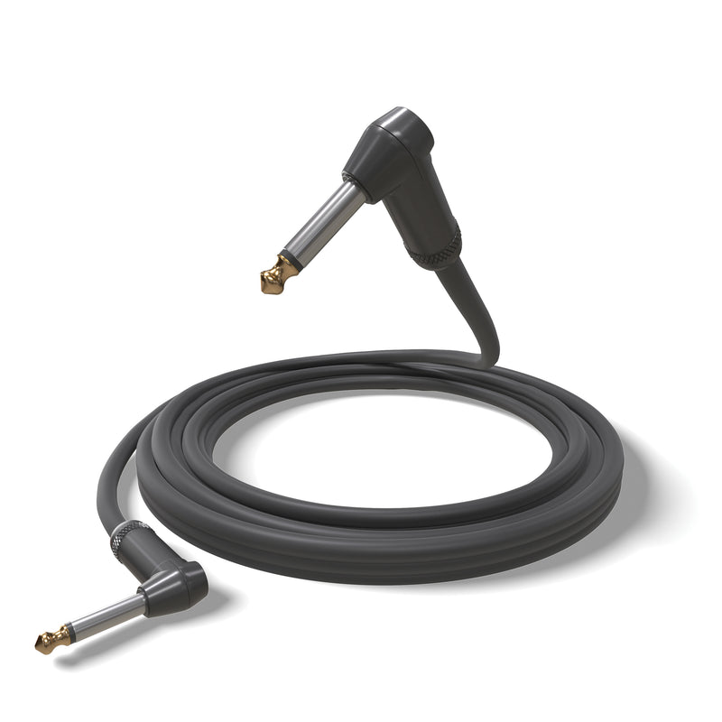 D'Addario American Stage Instrument Cable, Dual Right Angle, 20 feet