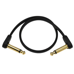 D'Addario Flat Patch Cable, 1ft Right Angle, Single PK
