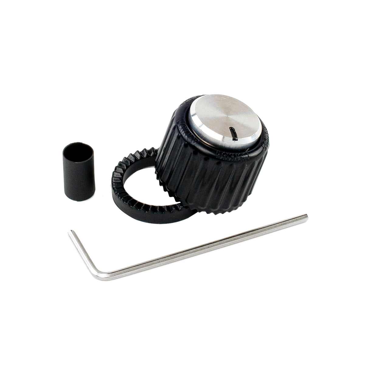 D'Addario LokNob Large - Black/Silver