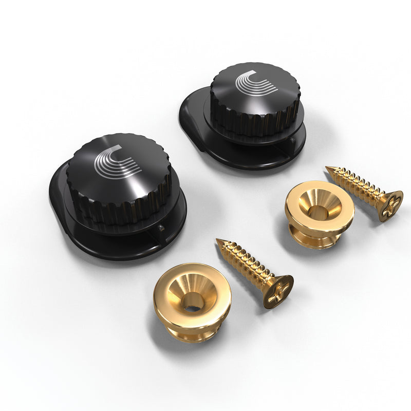 D'Addario Universal Strap Lock System, Gold