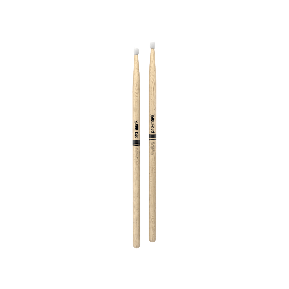 Promark Classic Attack 2B Shira Kashi Oak Drumstick, Oval Nylon Tip
