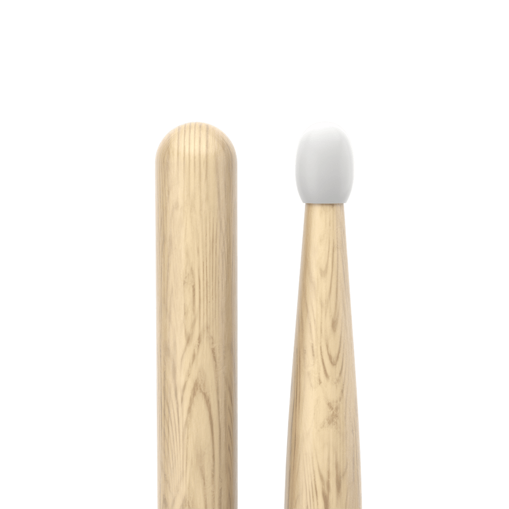 Promark Classic Attack 2B Shira Kashi Oak Drumstick, Oval Nylon Tip