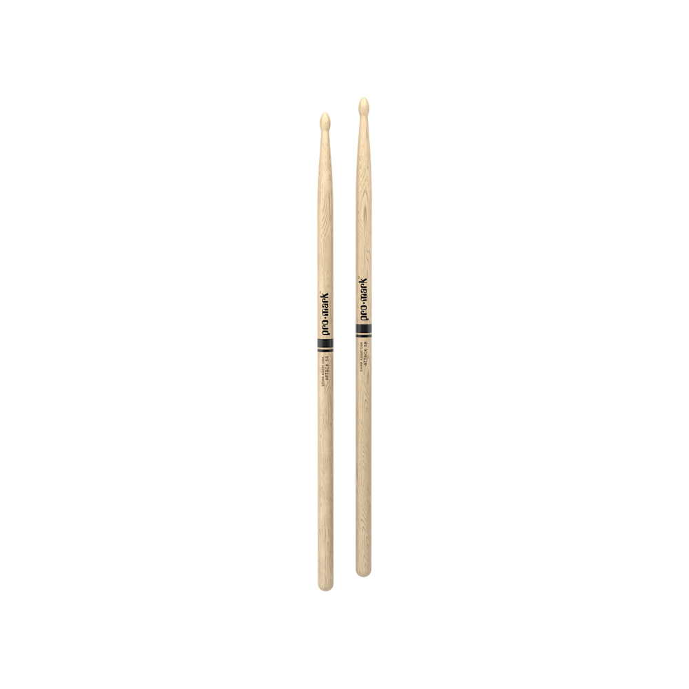 Promark Classic Attack 5A Shira Kashi Oak Drumstick, Oval Wood Tip