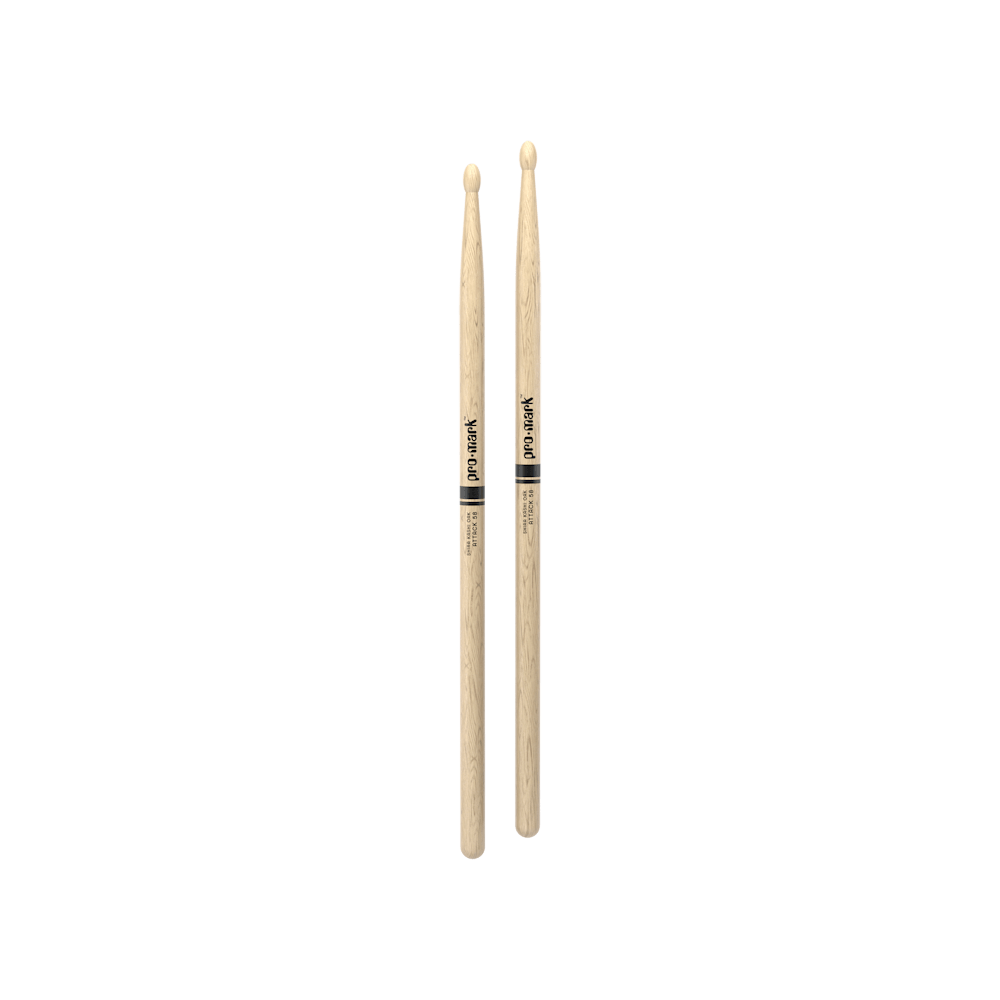Promark Classic Attack 5B Shira Kashi Oak Drumstick, Oval Wood Tip