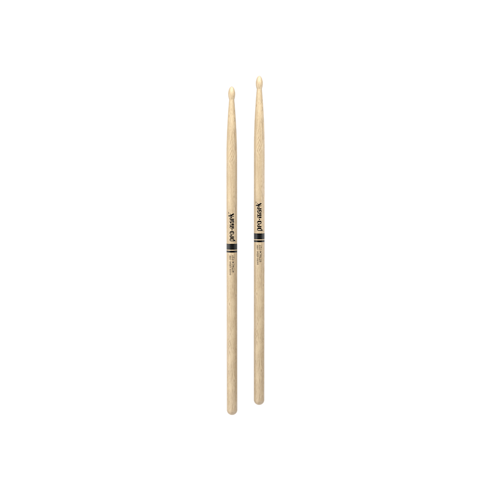 Promark Classic Attack 727 Shira Kashi Oak Drumstick, Oval Wood Tip