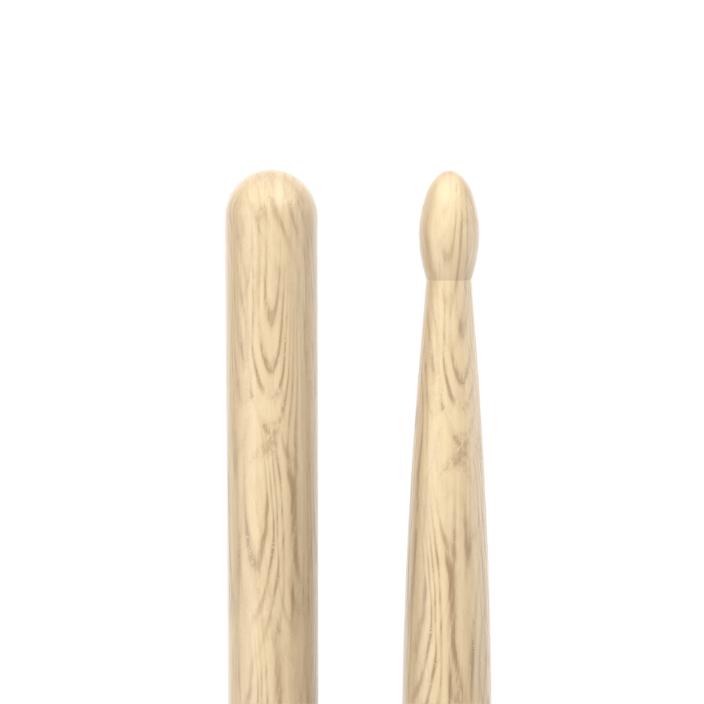 Promark Classic Attack 727 Shira Kashi Oak Drumstick, Oval Wood Tip