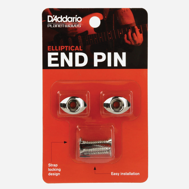D'Addario Elliptical End Pins, Chrome