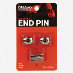 D'Addario Elliptical End Pins, Chrome