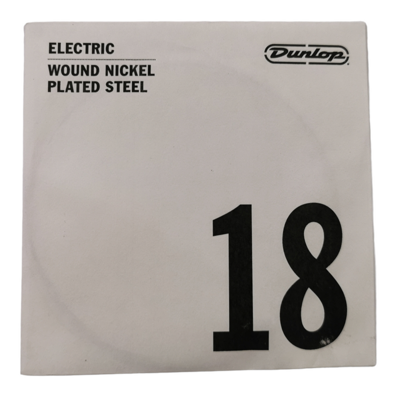 6 x Dunlop .018 Nickel Wound Single Guitar Strings