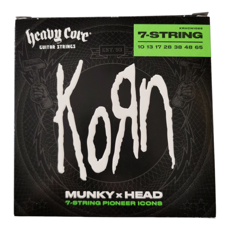 3 x Dunlop Heavy Core® Korn 7-String Guitar Strings 10 - 65