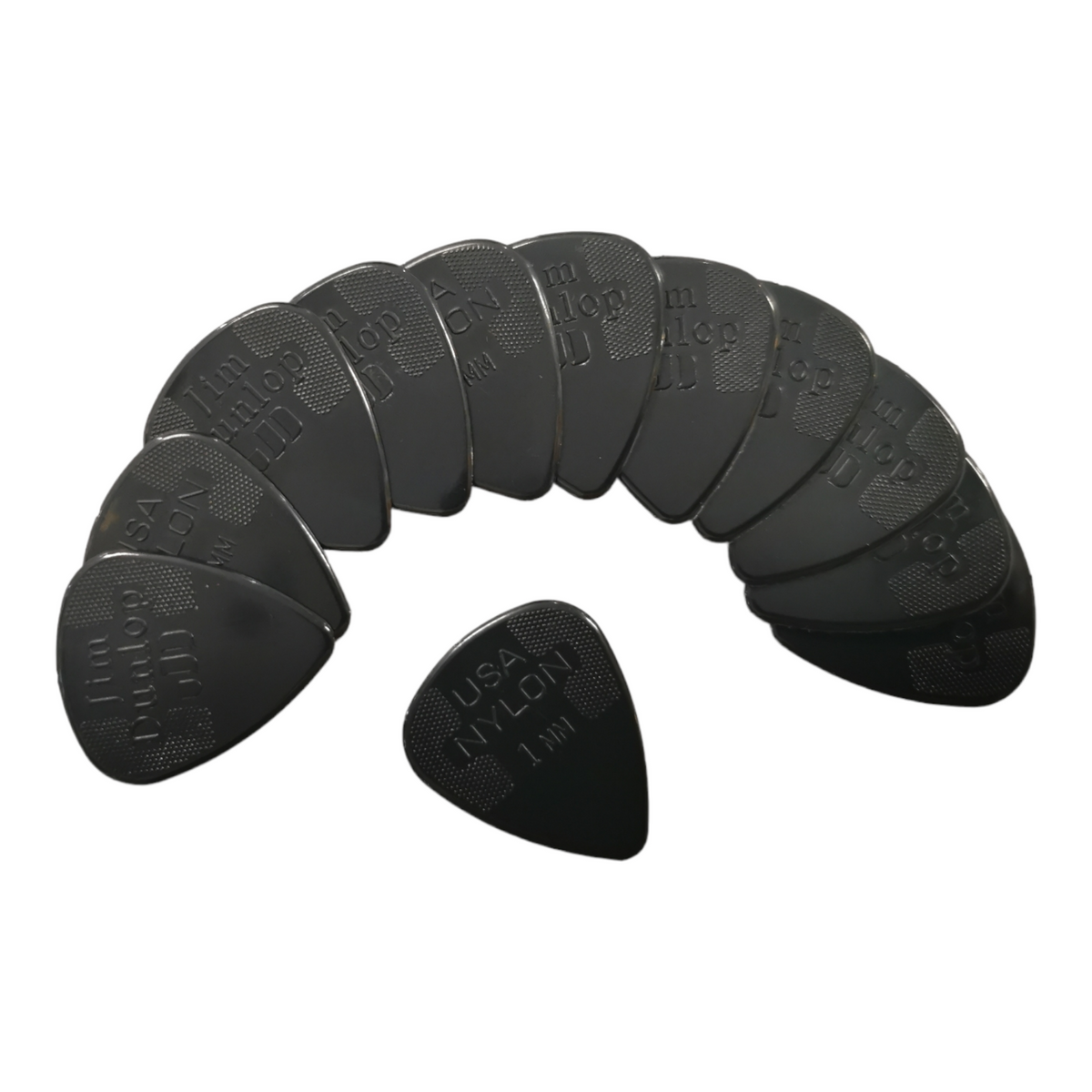 12 x Dunlop Nylon Standard Guitar Picks 1.00mm