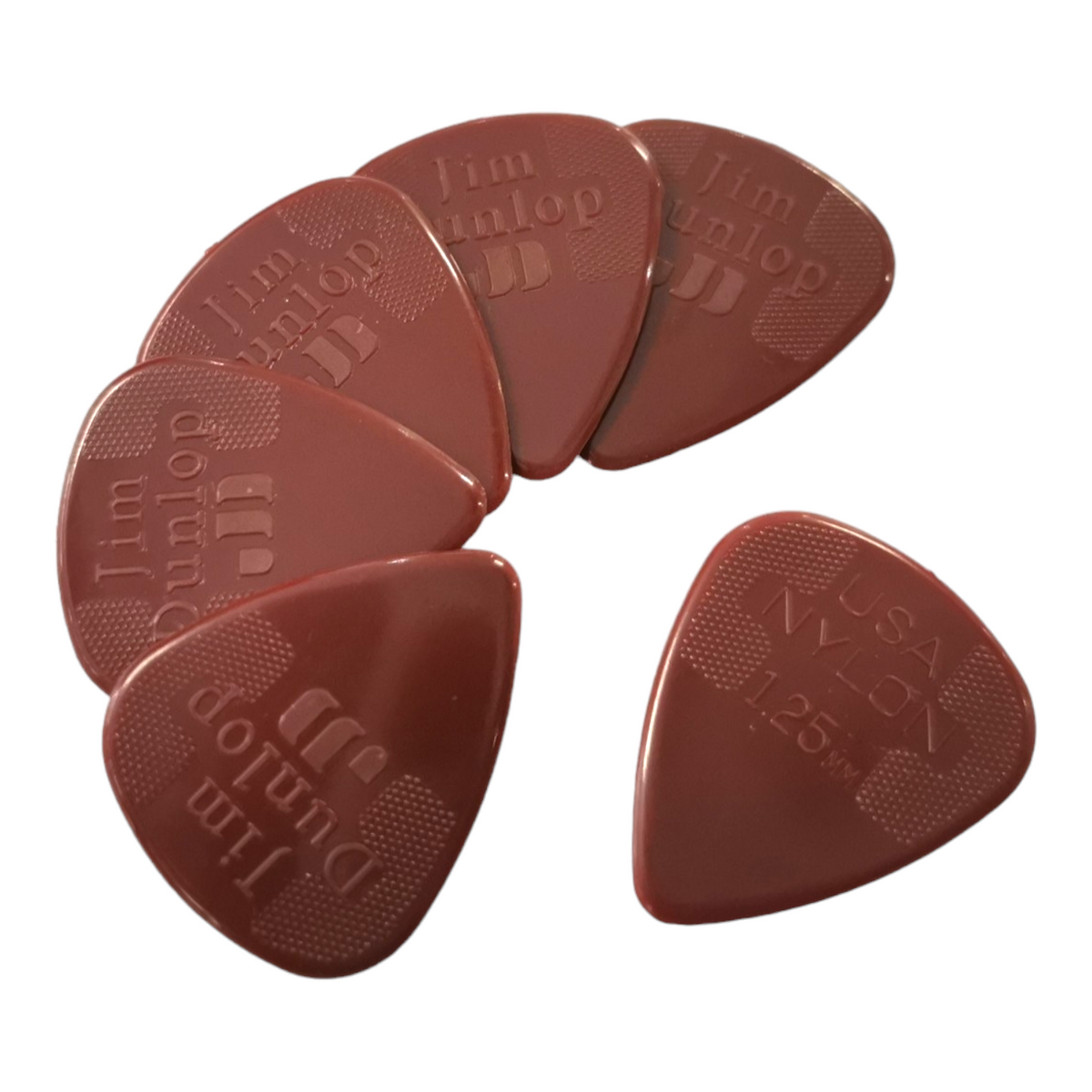 72 x Dunlop Nylon Standard Guitar Pick 1.25mm