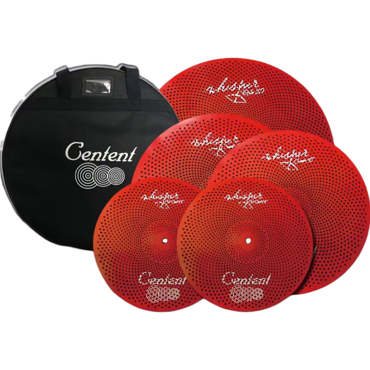 Red Whisper Series Low Volume Cymbal Pack