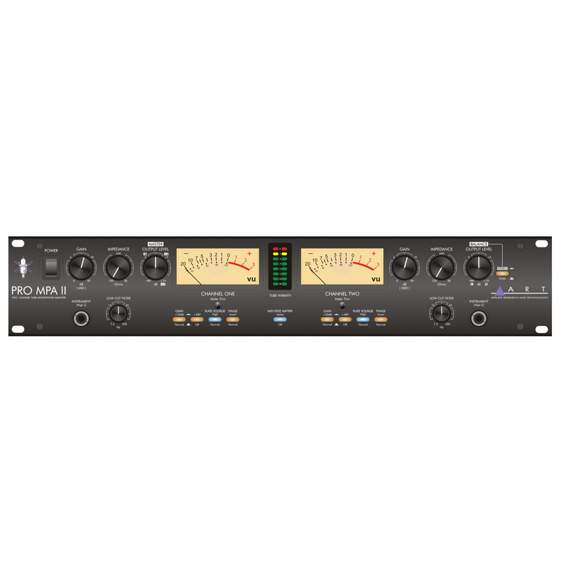 Art Pro Audio Mpa-Ii Two Channel Tube Microphone Amplifier
