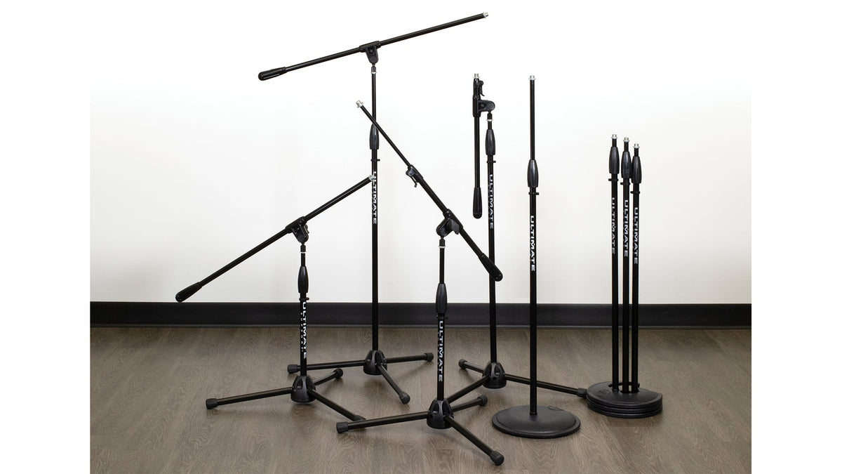Ultimate Support PRO-R-T-F Package - tripod base/fixed boom, standard height, .875