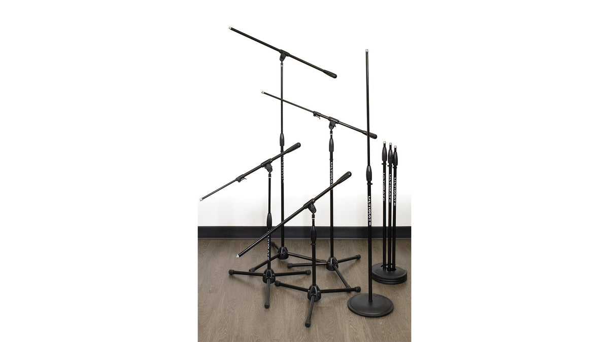 Ultimate Support PRO-R-T-F Package - tripod base/fixed boom, standard height, .875