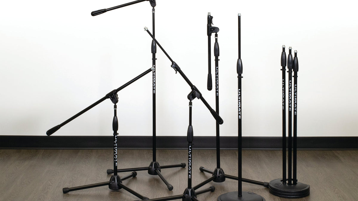 Ultimate Support PRO-R-T-SHORT-T Package - tripod base/telescoping boom, short height, .875