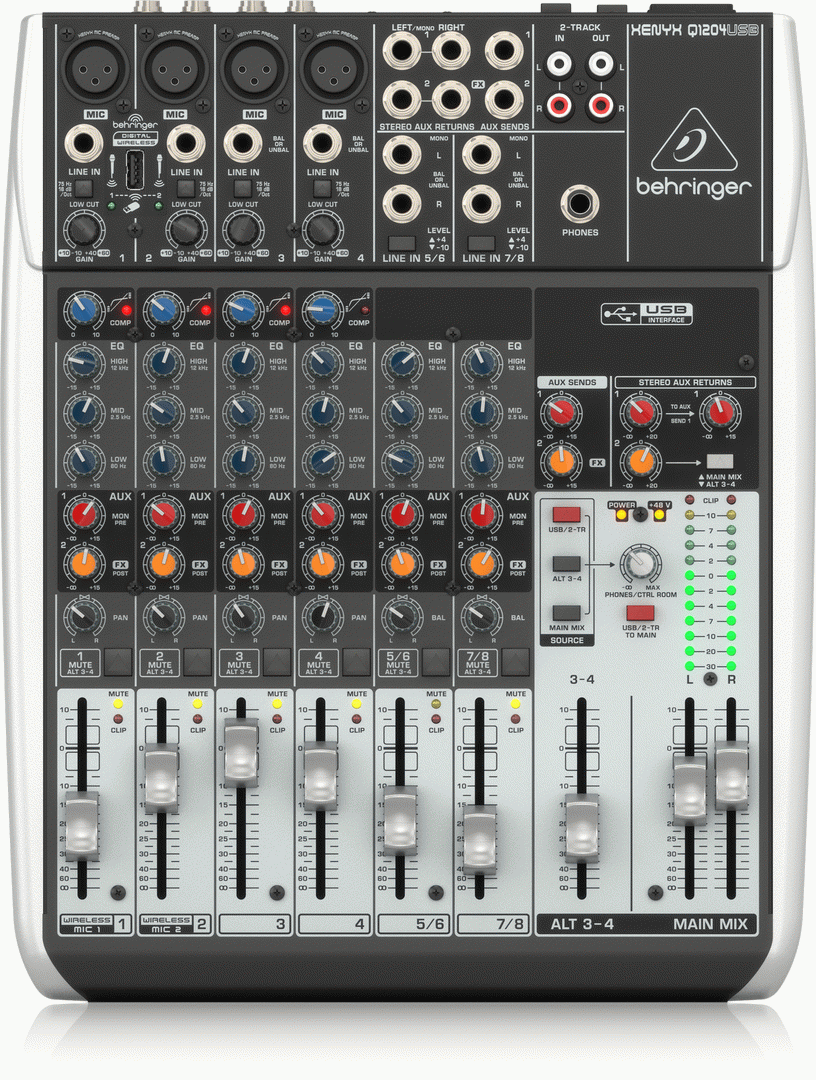 Behringer XENYX Q1204USB Mixer
