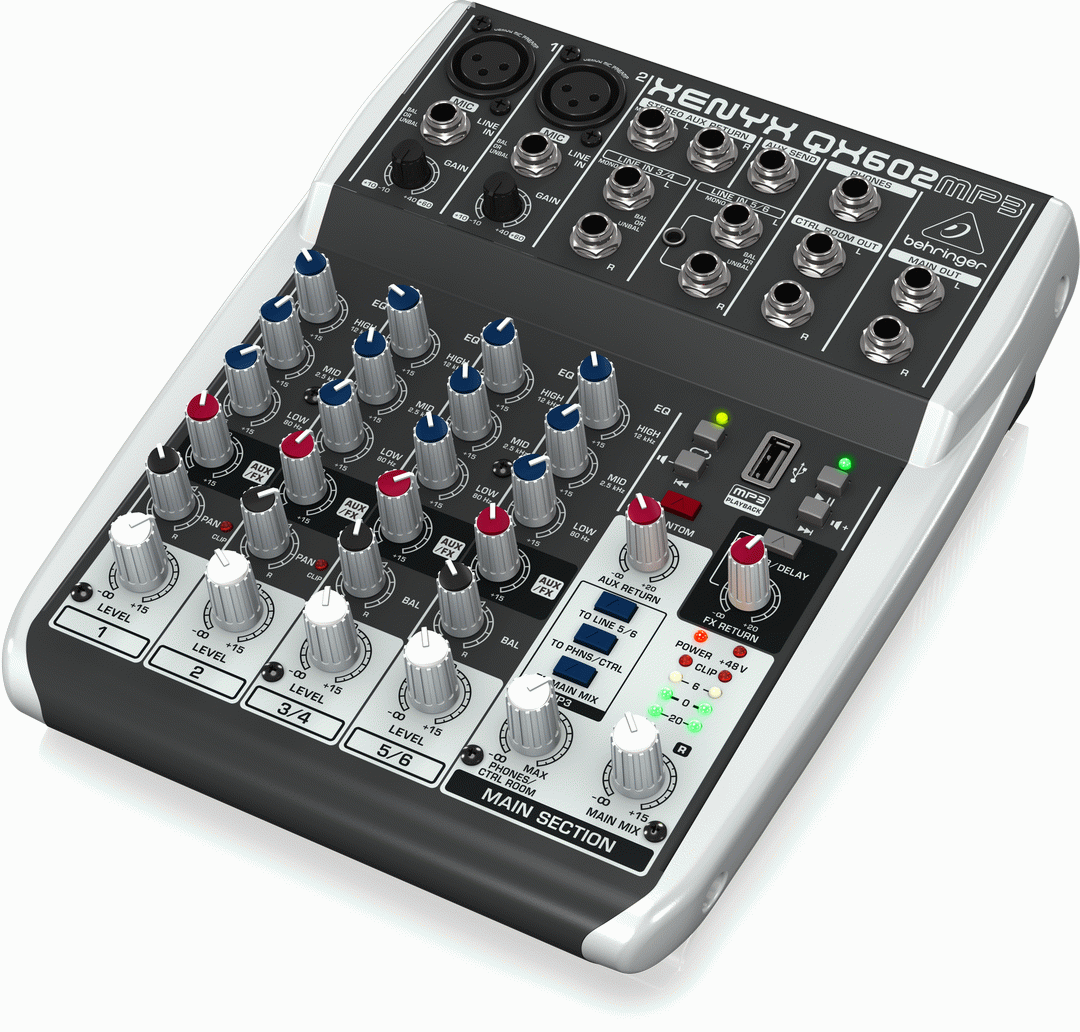 Behringer XENYX QX602MP3 Mixer