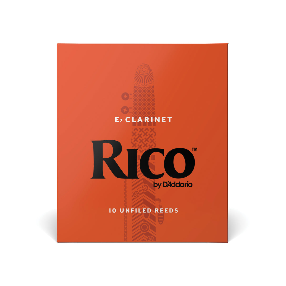 Rico by D'Addario Eb Clarinet Reeds, Strength 2.5, 10-pack