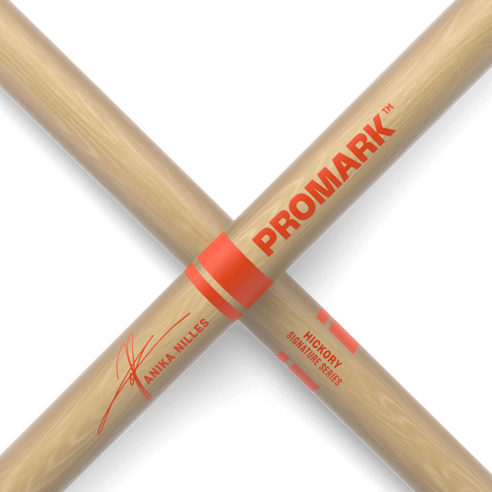 Promark Anika Nilles Hickory Drumstick, Wood Tip