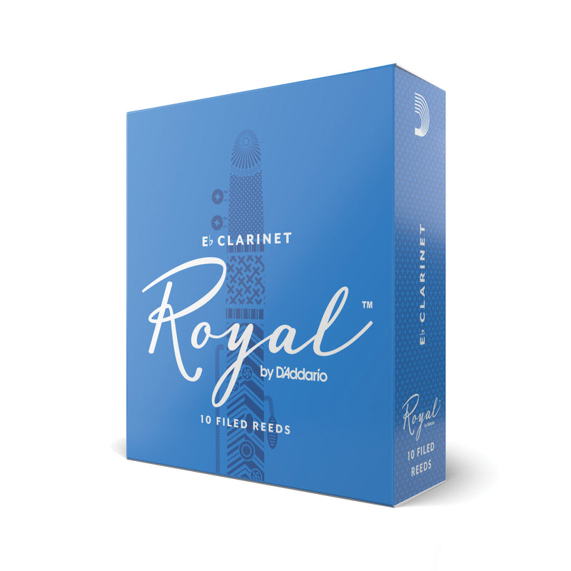 Royal by D'Addario Eb Clarinet Reeds, Strength 1, 10-pack