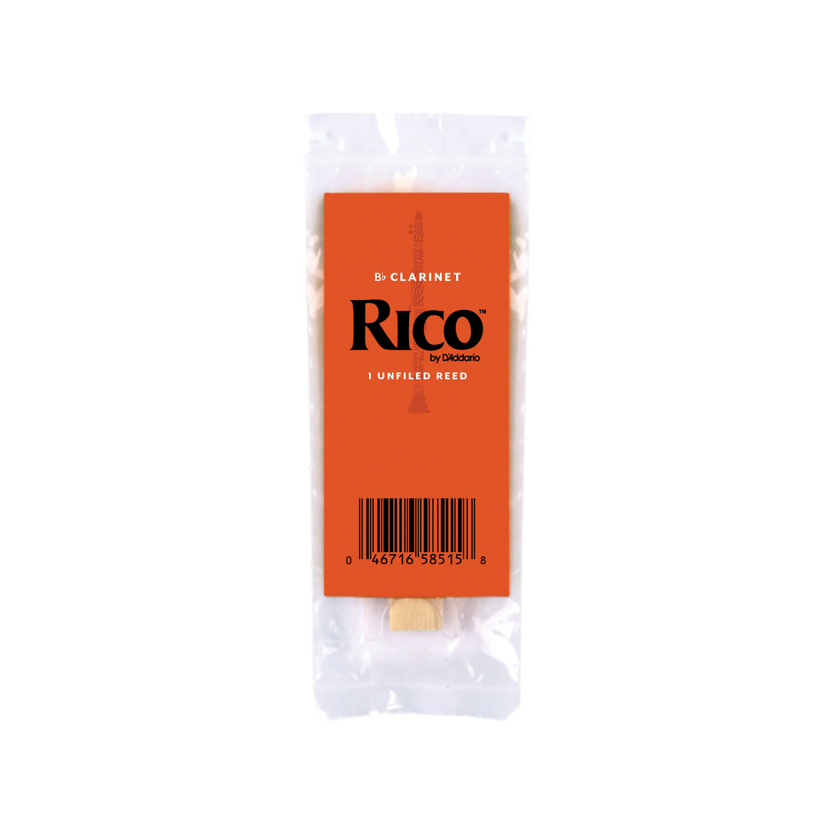 Rico by D'Addario Bb Clarinet Reeds, Strength 1.5, 50-pack