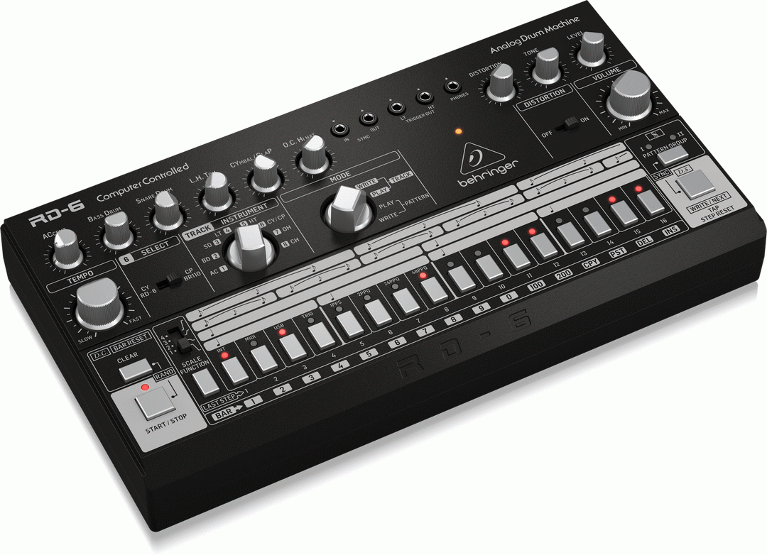 Behringer RD6 BK Analog Drum Machine