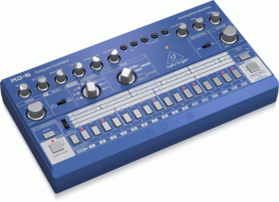 Behringer RD6 BU Analog Drum Machine