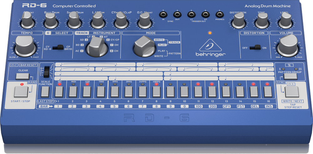 Behringer RD6 BU Analog Drum Machine