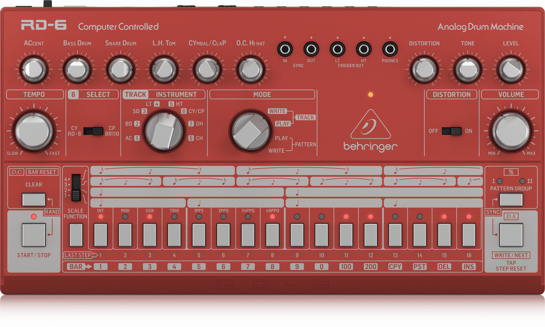 Behringer RD6 RD Analog Drum Machine