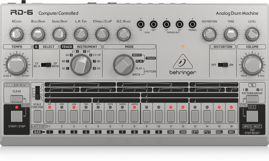 Behringer RD6 SR Analog Drum Machine