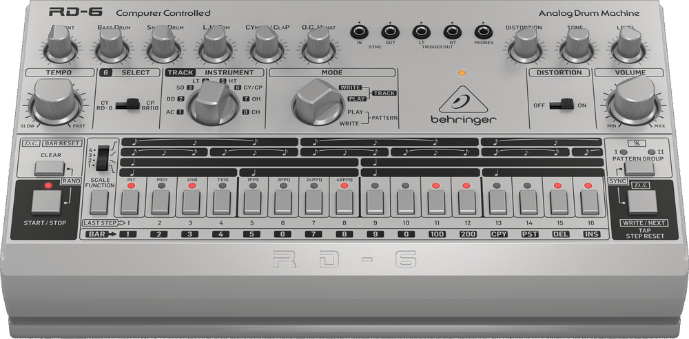 Behringer RD6 SR Analog Drum Machine
