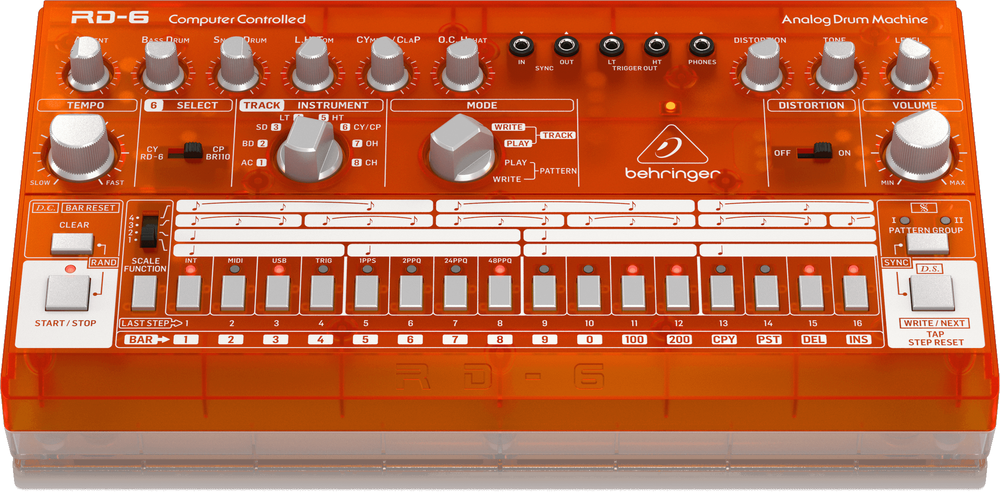 Behringer RD6 TG Analog Drum Machine