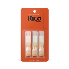 Rico by D'Addario Alto Clarinet Reeds, Strength 2, 3-Pack