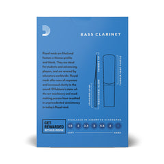 Royal by D'Addario Bass Clarinet Reeds, Strength 3, 10 Pack