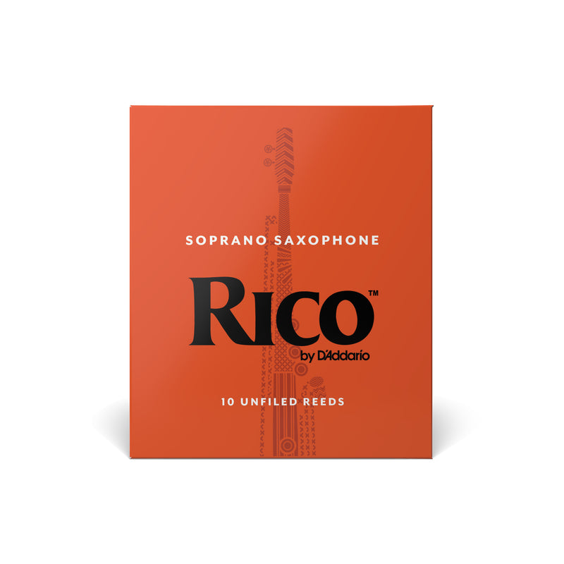 Rico by D'Addario Soprano Sax Reeds, Strength 4, 10-pack