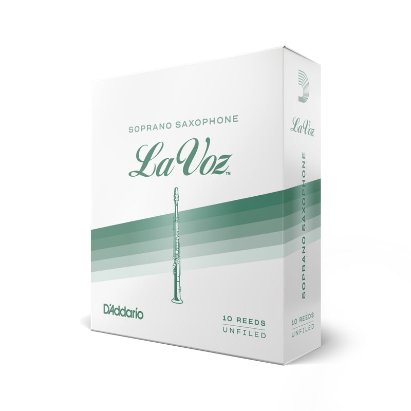 La Voz Soprano Saxophone Reeds, Medium, 10 Pack