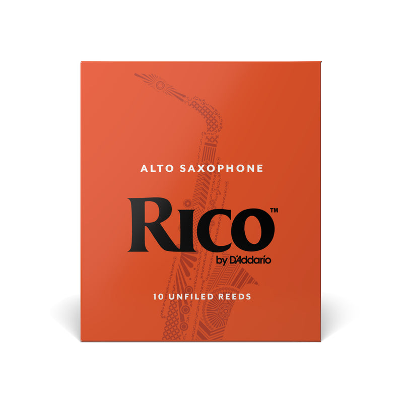 Rico by D'Addario Alto Sax Reeds, Strength 1.5, 10-pack