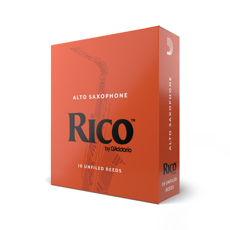 Rico by D'Addario Alto Sax Reeds, Strength 4, 10-pack